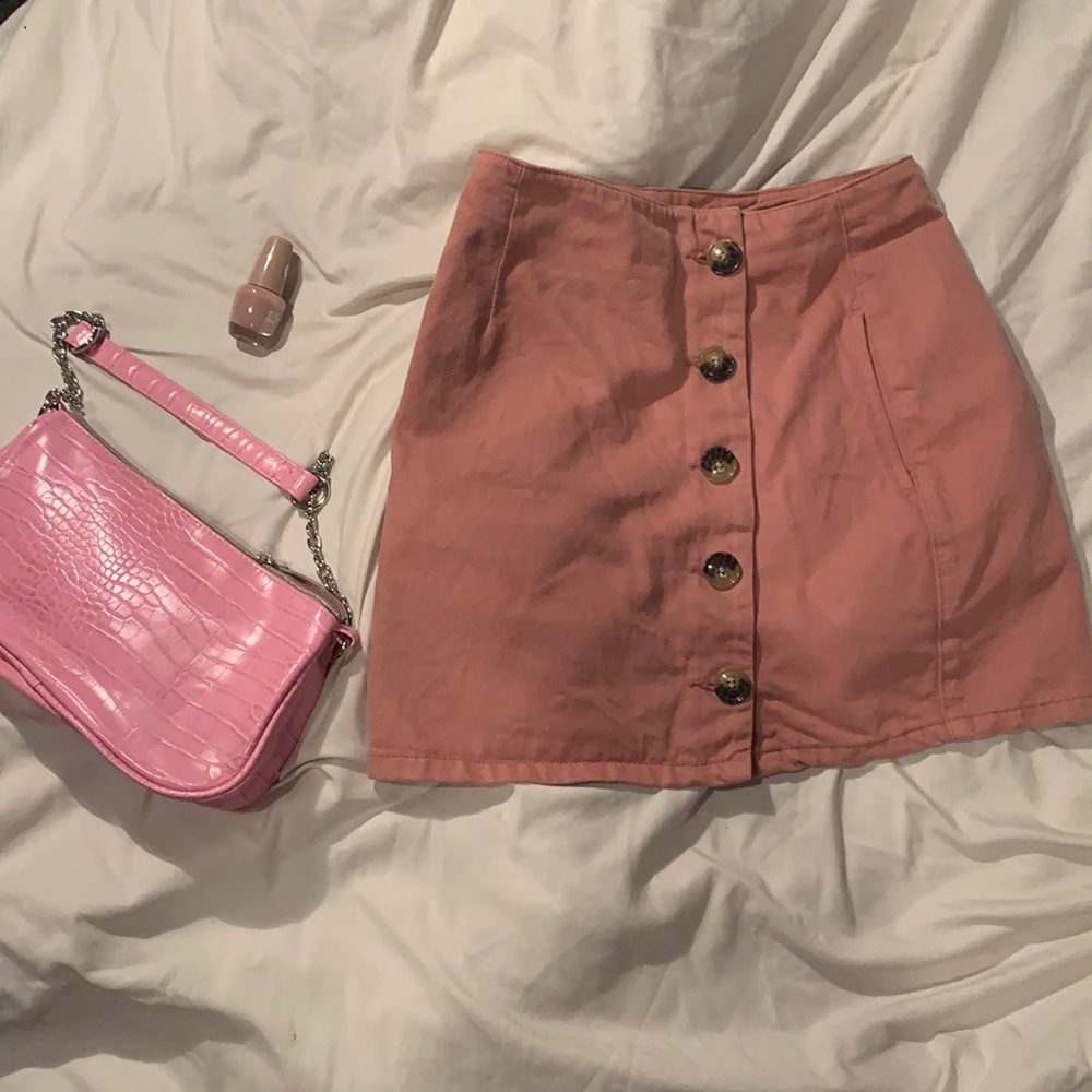 Pink Mini Skirt